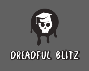 Skull Graduation Hat logo