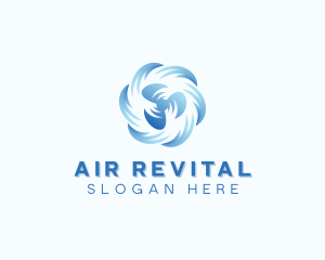 Cooling Ventilation Fan logo design