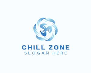 Cooling Ventilation Fan logo design