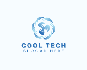 Cooling Ventilation Fan logo design