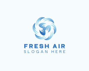 Cooling Ventilation Fan logo design