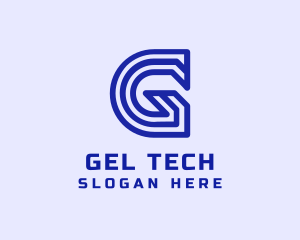 Gradient Tech Letter G logo design