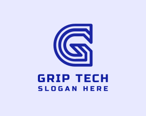 Gradient Tech Letter G logo design