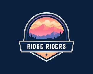 Mountain Trekking Outdoor logo design