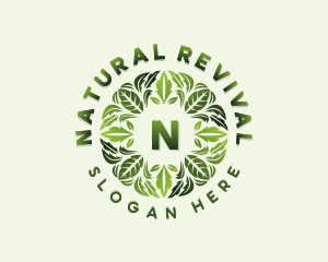 Nature Gardening Leaves logo design