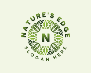 Nature Gardening Leaves logo design