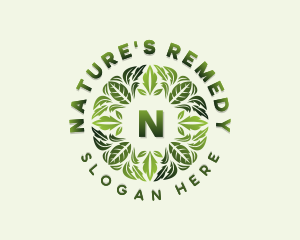 Nature Gardening Leaves logo design