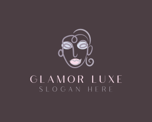 Glamor Beauty Face logo