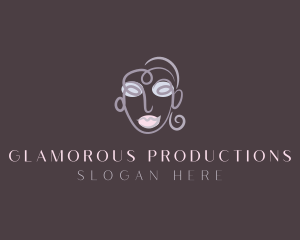Glamor Beauty Face logo