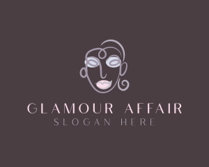 Glamor Beauty Face logo