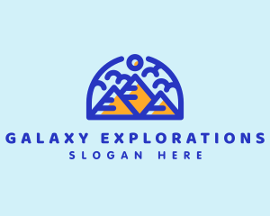 Mountain Peak Travel logo design