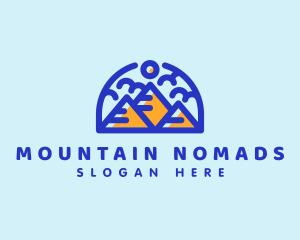 Mountain Peak Travel logo design