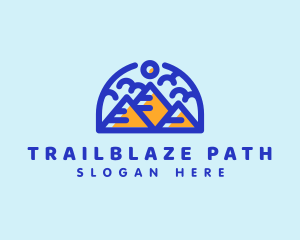 Mountain Peak Travel logo design