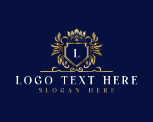 Shield - Luxury Crown Shield logo design