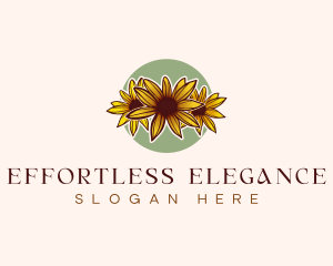 Maryland Black Eyed Susan Flower Logo