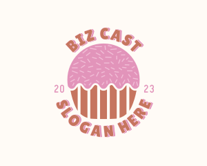Pastry Dessert Cupcake Logo