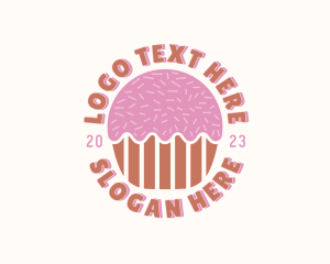 Pastry Dessert Cupcake Logo