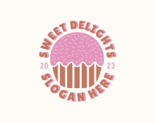 Pastry Dessert Cupcake logo design