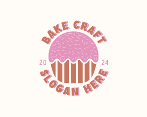 Pastry Dessert Cupcake logo design