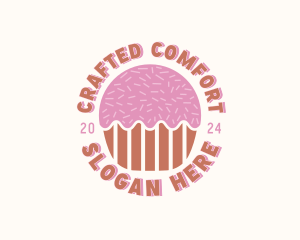 Pastry Dessert Cupcake logo design