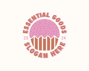 Pastry Dessert Cupcake logo design