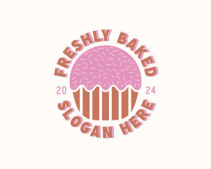 Pastry Dessert Cupcake logo design