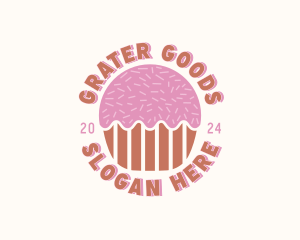 Pastry Dessert Cupcake logo design