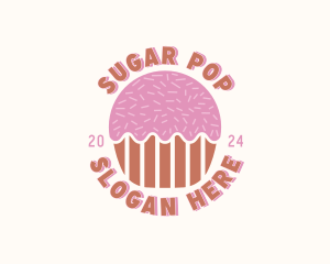 Pastry Dessert Cupcake logo design