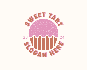 Pastry Dessert Cupcake logo design