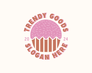 Pastry Dessert Cupcake logo design