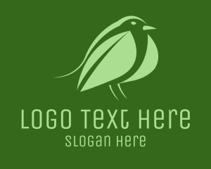 Green Leaf Bird logo