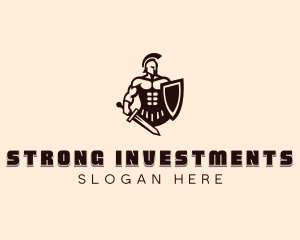 Strong Titan Warrior logo