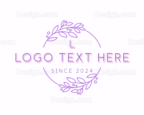 Floral Wedding Stylist Logo