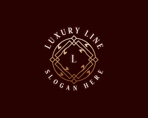 Luxury Geometric Furniture logo design