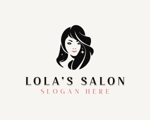 Woman Hair Salon logo design