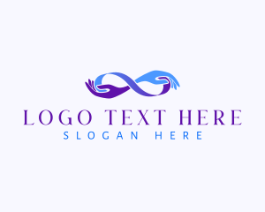 Infinity Loop Hands logo