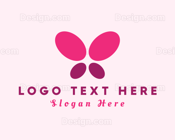 Minimalist Modern Butterfly Logo