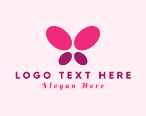 Minimalist Modern Butterfly logo