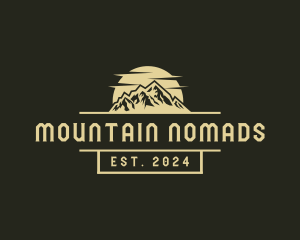 Retro Mountain Summit logo design