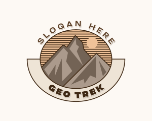 Outdoor Peak Hiking logo design