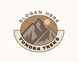 Outdoor Peak Hiking logo design