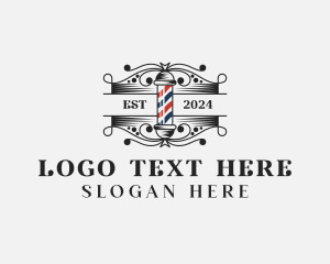 Barbershop Grooming Barber Logo