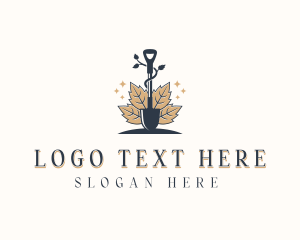 Landscaping Garden Shovel logo