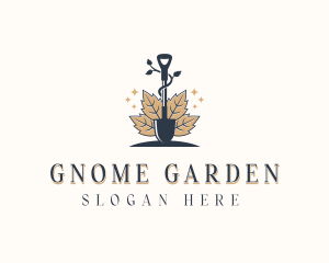 Landscaping Garden Shovel logo design