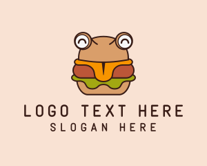 Burger Sandwich Snack Logo