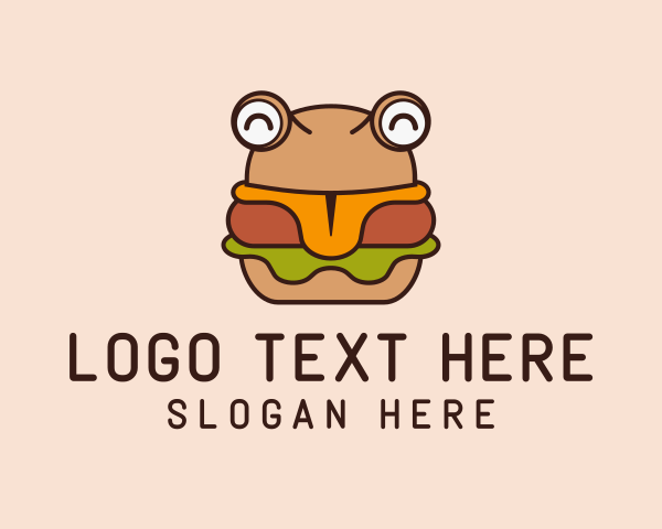 Cheeseburger logo example 2