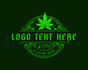 Cannabis Weed Joint logo