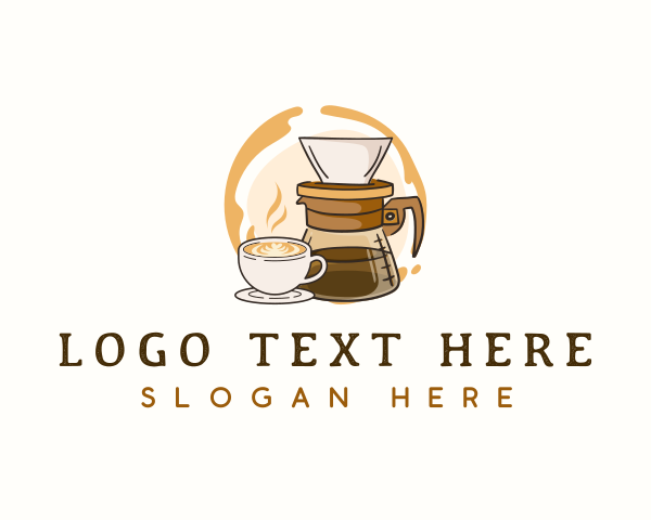 Coffee Drip logo example 1