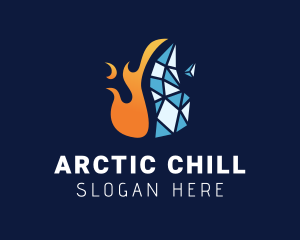 Split Fire Ice logo