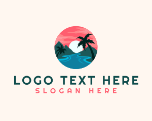 Scenic - Tropical Island Resort logo design